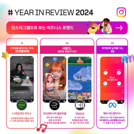 인스타그램의 2024 비즈니스 트렌드. 인스타그램 제공